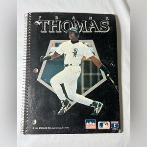 VINTAGE FRANK THOMAS CHICAGO WHITE SOX NOTEBOOK. USA MADE 1995 STARLINE TEAM MLB